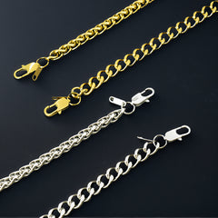 gold Elegance Redefined – 18K Gold Japanese Buckle Cuban Link Bracelet for Men"
