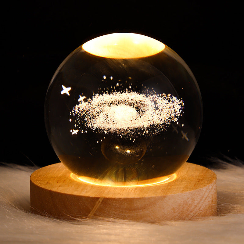 Moon Crystal Ball Small Night Lamp