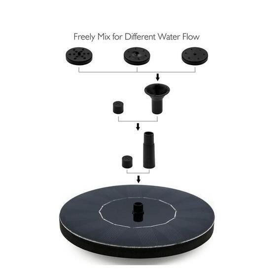 Solar Water Mercury Garden Miniature Floating