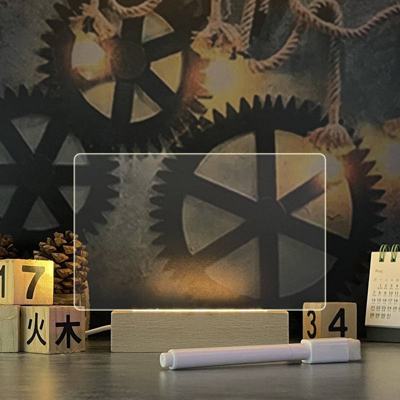Creative Note Board Led Night Light Lamp