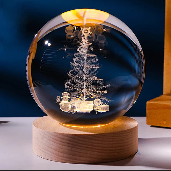 Moon Crystal Ball Small Night Lamp