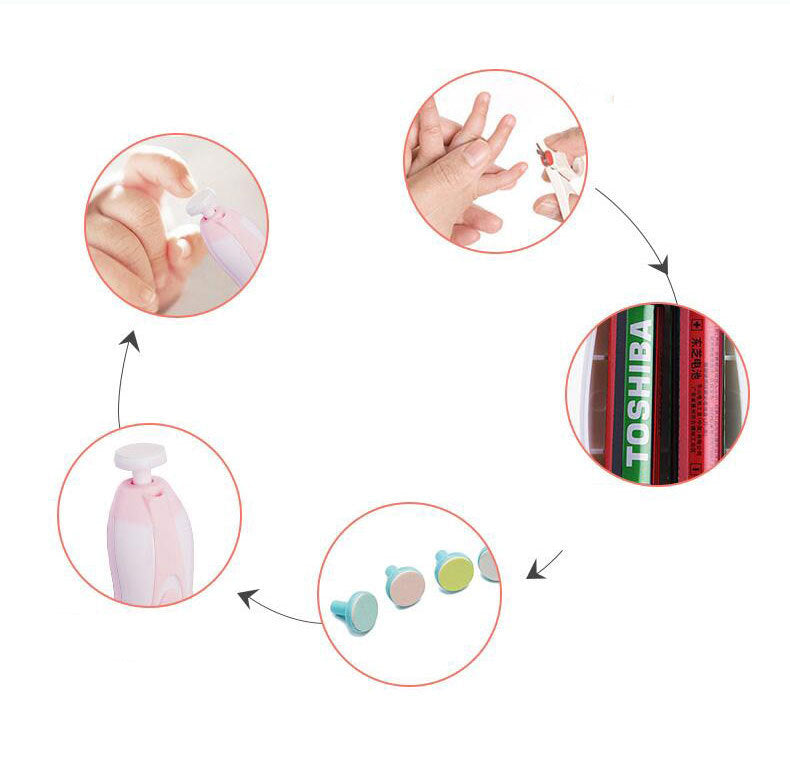 Multifunctional Baby Electric Nail Polisher
