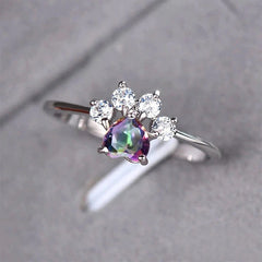 Adorable Cat’s Paw Love Ring – Perfect for Everyday or Engagement