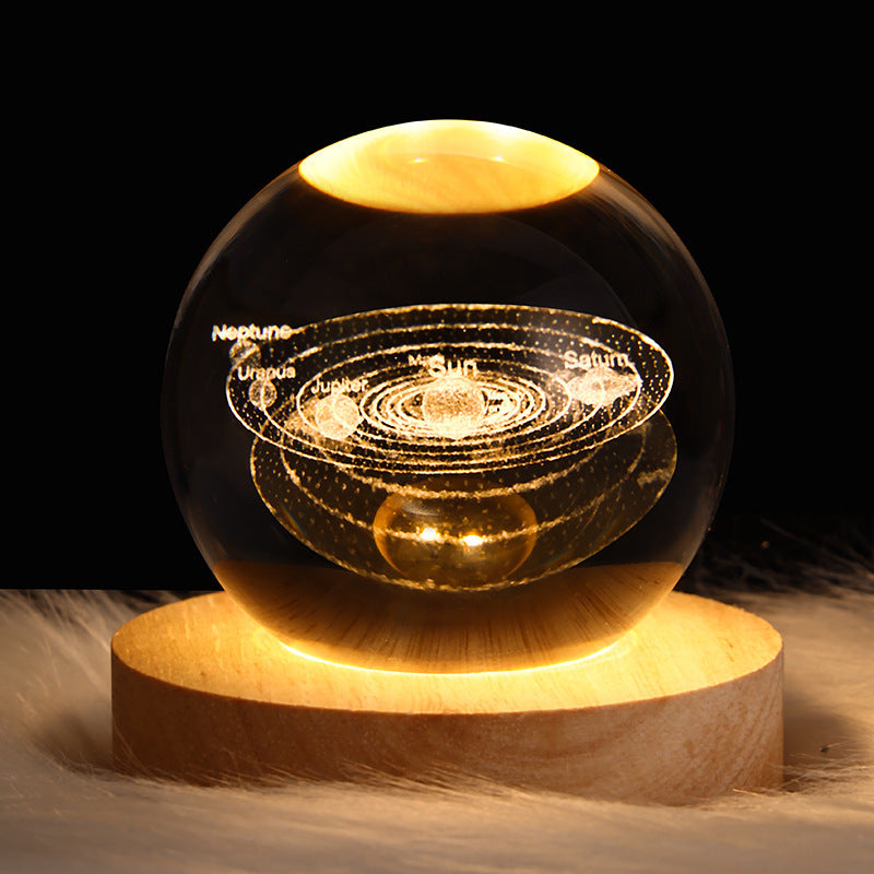 Moon Crystal Ball Small Night Lamp
