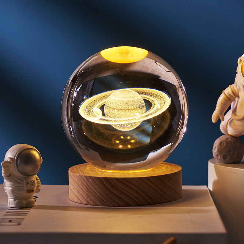 Moon Crystal Ball Small Night Lamp