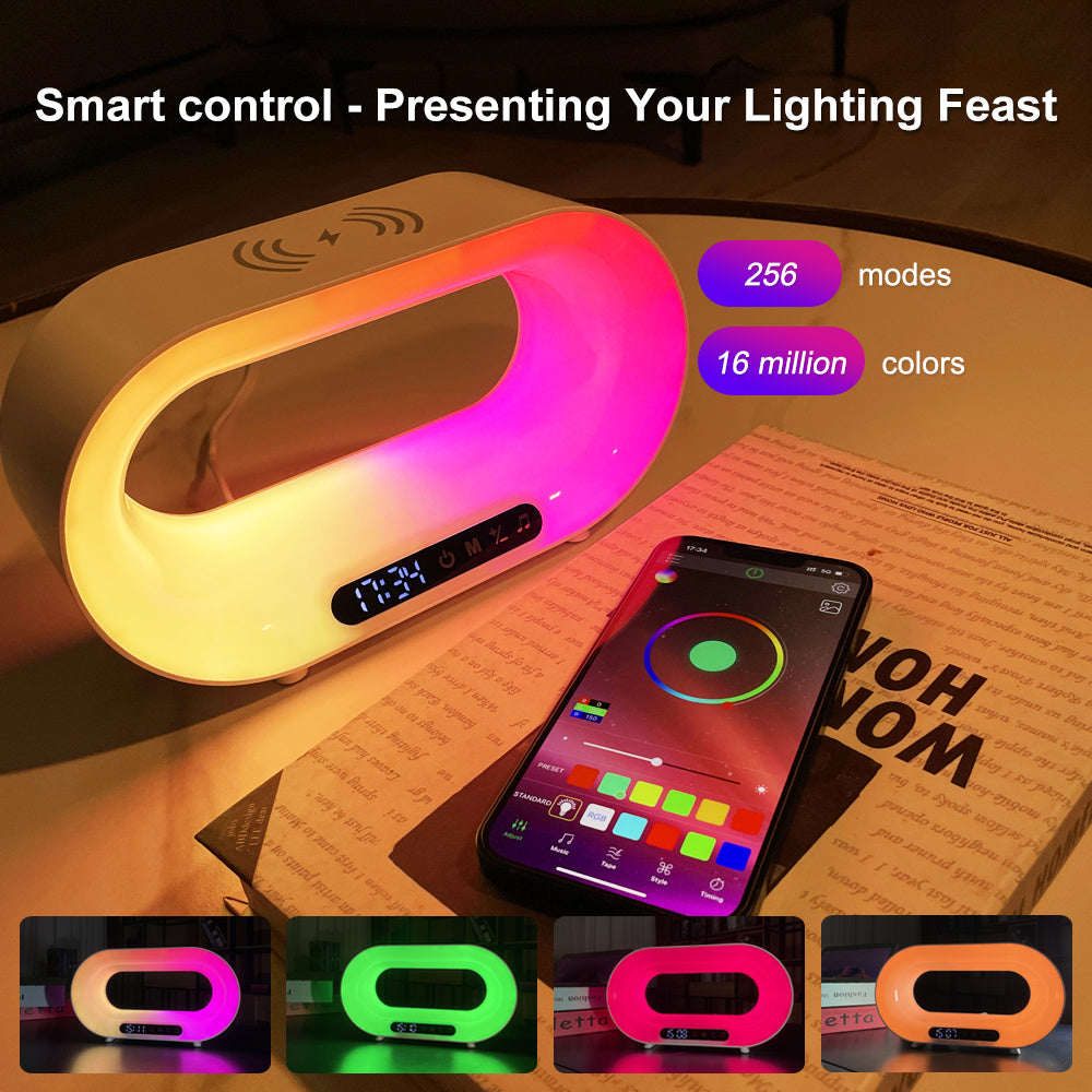 Multi-function 3 In 1 LED Night Light RGB Lamp