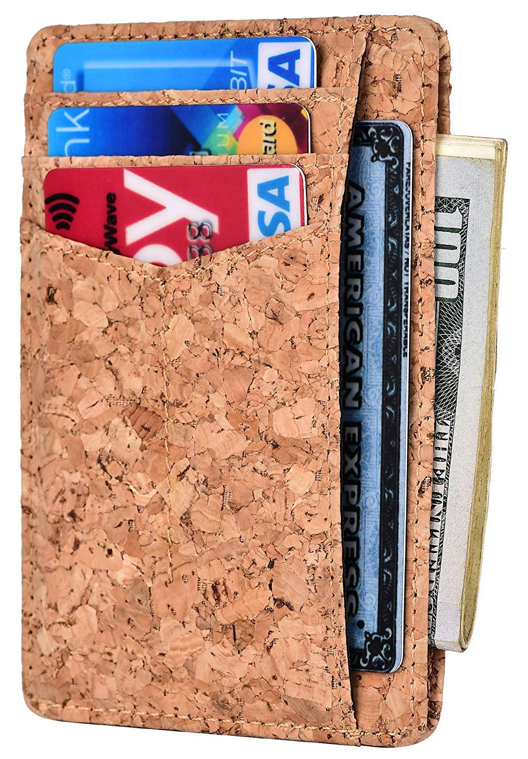 Anti-Theft Brush Card Holder for Men & Women | Genuine Leather