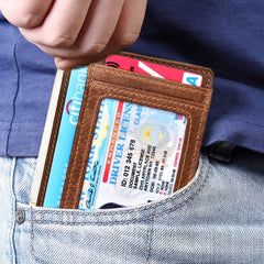Anti-Theft Brush Card Holder for Men & Women 