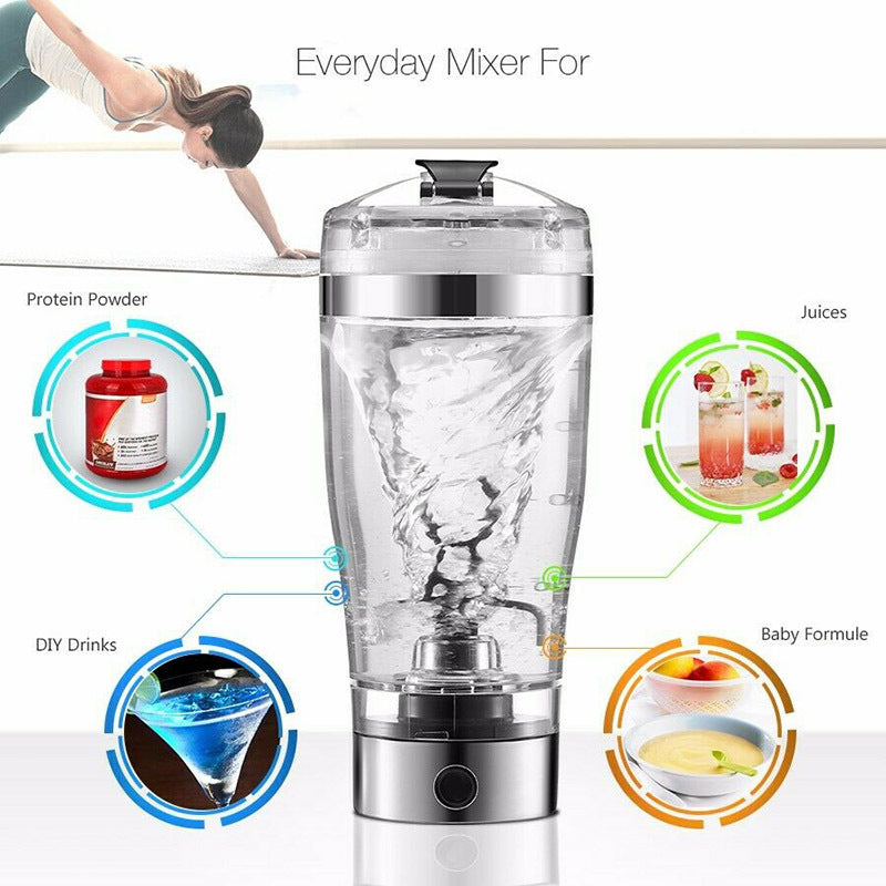 Electric Protein Shake Stirrer USB Shaker Cup