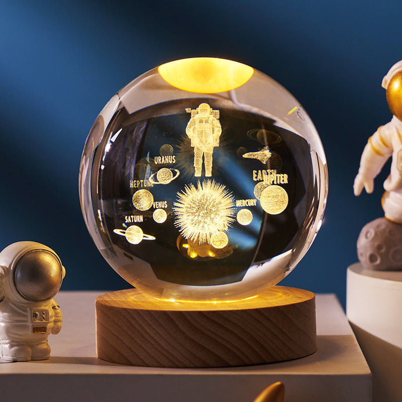 Moon Crystal Ball Small Night Lamp