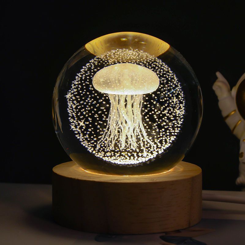 Moon Crystal Ball Small Night Lamp