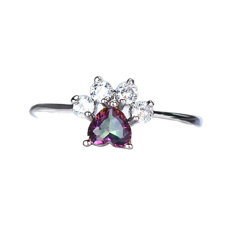 Adorable Cat’s Paw Love Ring – Perfect for Everyday or Engagement