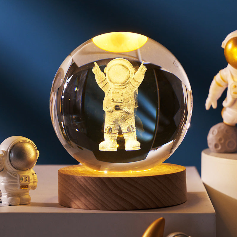Moon Crystal Ball Small Night Lamp