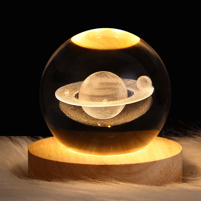 Moon Crystal Ball Small Night Lamp