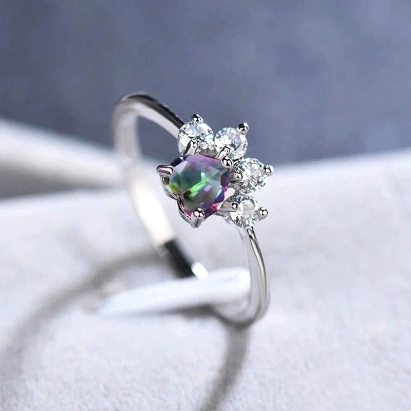 Adorable Cat’s Paw Love Ring – Perfect for Everyday or Engagement