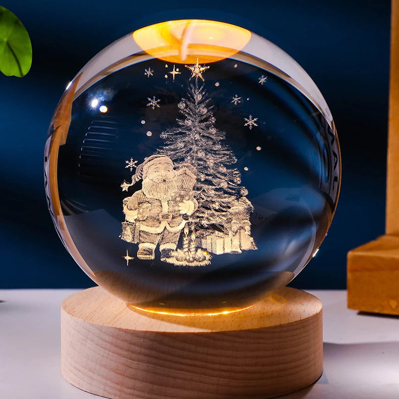 Moon Crystal Ball Small Night Lamp